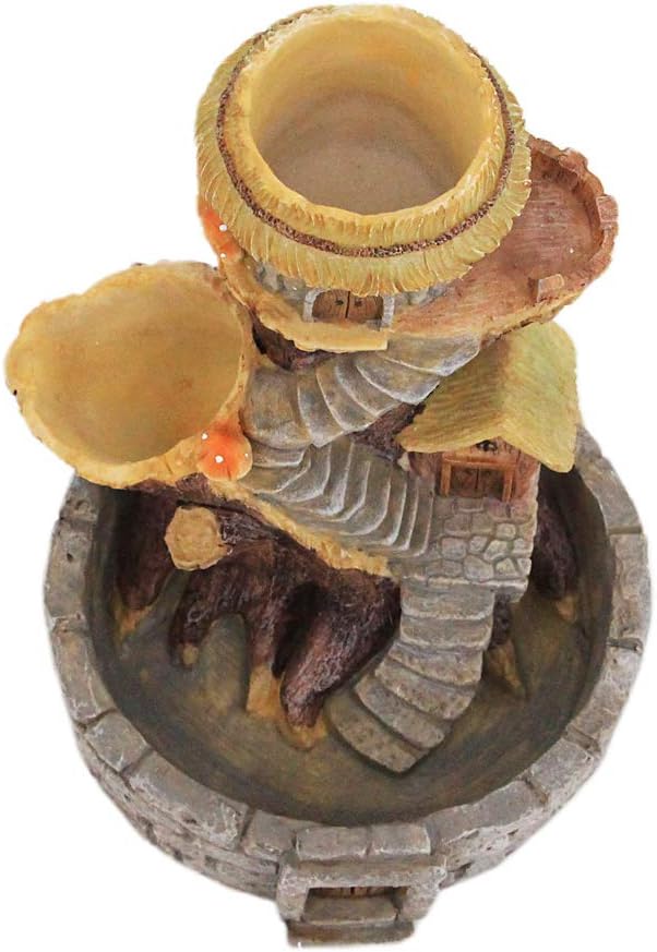 Nicexshop Unique Stone House Garden Decoration Planter