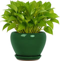 Nicexshop Deep Dream Modern Round Ceramic Flower Planter