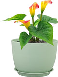 Nicexshop Large 12 Inch Green Decorative Planter Pot